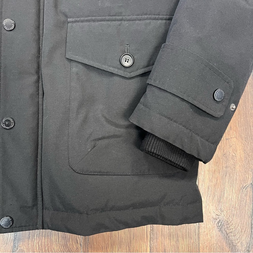 Pendleton Men’s Ontario Down Filled Parka Black Hooded Jacket SZ MED - Picture 9 of 12